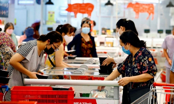 Sức mua tại siêu thị tiếp tục tăng đột biến