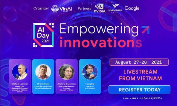 Những 'siêu sao AI' hàng đầu thế giới hội tụ trong 'Ngày Trí tuệ nhân tạo 2021'