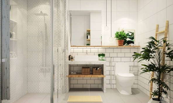 7 mẹo thiết kế để nhà tắm trở nên thoáng rộng