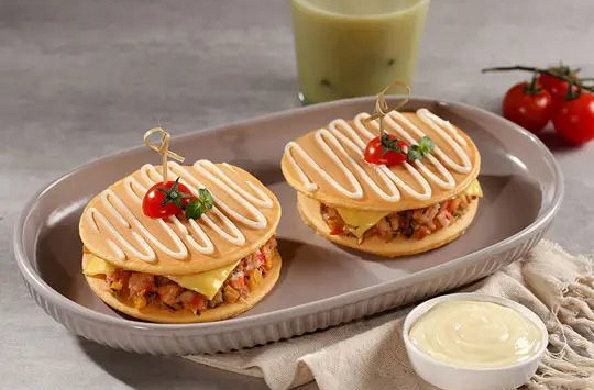 Món ngon mỗi ngày: Pancake tôm phô mai
