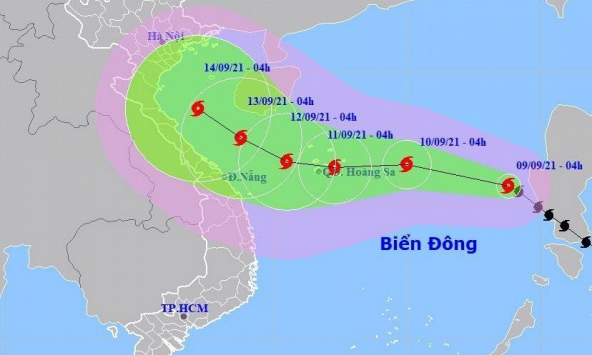 Bão Conson cách quần đảo Hoàng Sa 780km, diễn biến phức tạp
