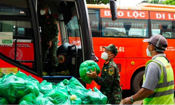 Thêm 273 tấn nông sản Đà Lạt được chuyển về TP.HCM