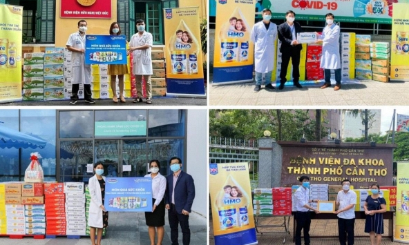 Vinamilk đóng góp hơn 95 tỷ đồng cùng Chính phủ, tuyến đầu, cộng đồng chống dịch COVID-19