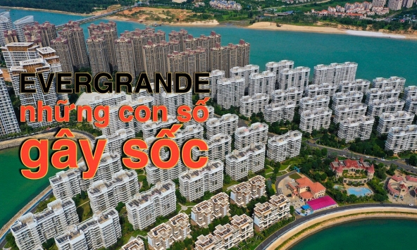 Những con số gây sốc về Evergrande