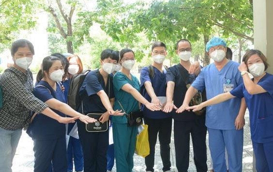 50 y, bác sĩ Bệnh viện C Đà Nẵng chi viện TP.HCM chống dịch