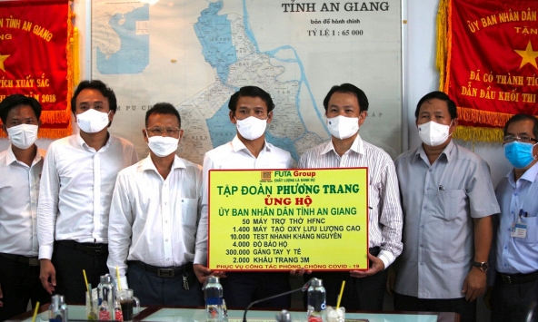 An Giang được hỗ trợ trang thiết bị phòng, chống dịch COVID-19 trị giá hơn 50 tỷ đồng