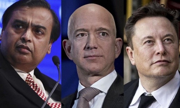 Tỷ phú Ấn Độ - Ambani gia nhập 'Câu lạc bộ 100 tỷ USD' cùng với Bezos và Musk