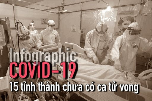 Tỉnh, thành nào tại Việt Nam chưa có ca tử vong vì COVID-19?