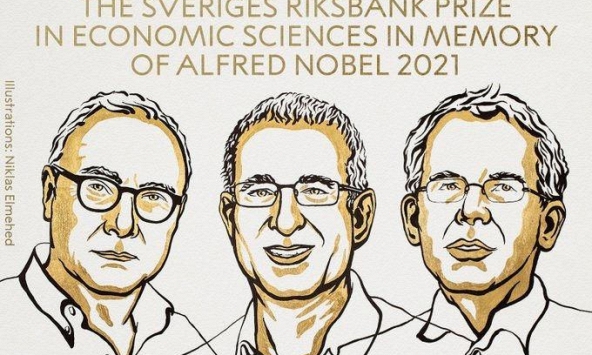 Giải Nobel Kinh tế 2021 được trao cho ba nhà kinh tế người Mỹ