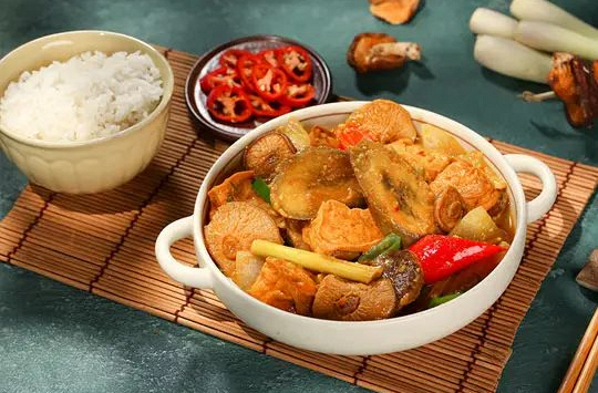 Món ngon mỗi ngày: Chuối đậu kho tương sả
