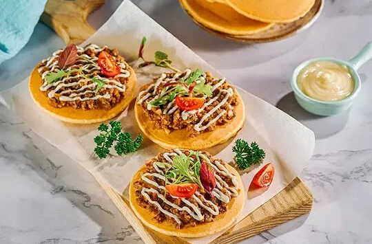 Món ngon mỗi ngày: Pancake bò bằm
