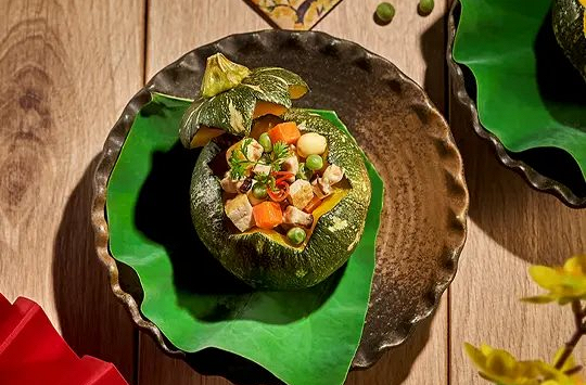 Món ngon mỗi ngày: Bí đỏ hấp hạt sen