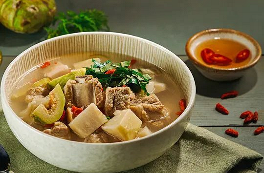 Món ngon mỗi ngày: Canh sườn mít non trái vả
