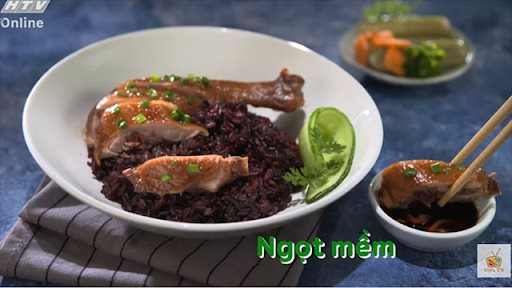 Món ngon mỗi ngày: Cơm tím gà khìa
