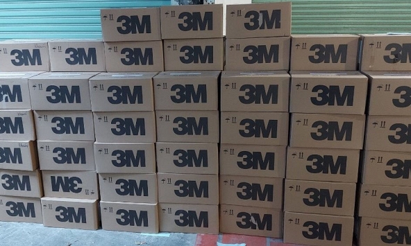 Phát hiện 10.000 khẩu trang nghi giả nhãn hiệu trong khuôn viên Hội chữ thập đỏ