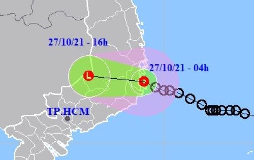 Áp thấp nhiệt đới đổ bộ vào Khánh Hòa, Nam Trung Bộ mưa rất to