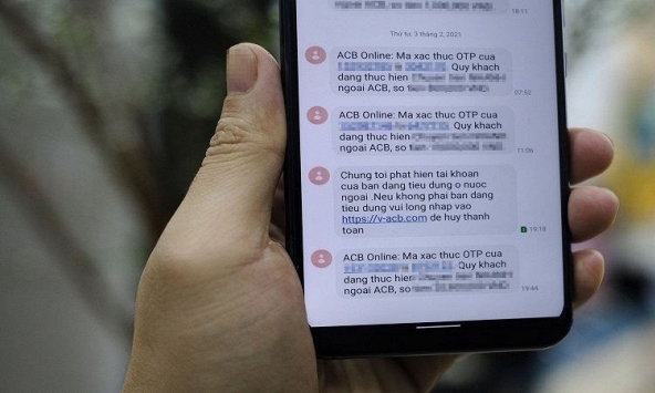 Ngân hàng Nhà nước cảnh báo tin nhắn lừa đảo giả mạo các ngân hàng