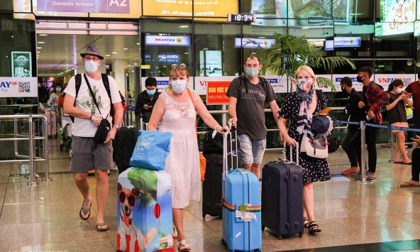 Các sân bay được hướng dẫn đón khách du lịch quốc tế