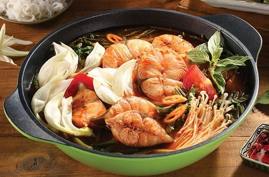 Món ngon mỗi ngày: Lẩu cá lăng bông so đũa
