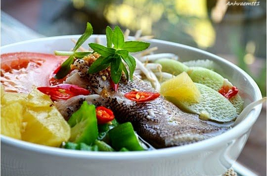 Món ngon mỗi ngày: Canh cá bống mú
