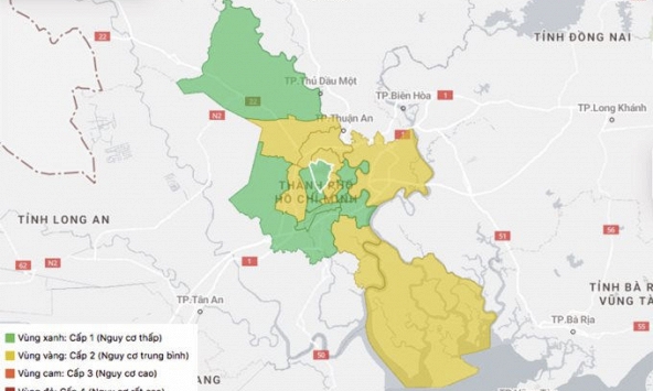 TP.HCM không còn quận, huyện thuộc vùng cam nhưng vẫn là ổ dịch lớn nhất nước