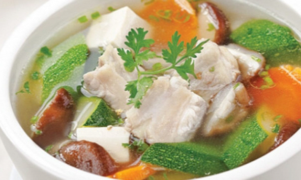 Món ngon mỗi ngày: Canh mọc bí ngòi
