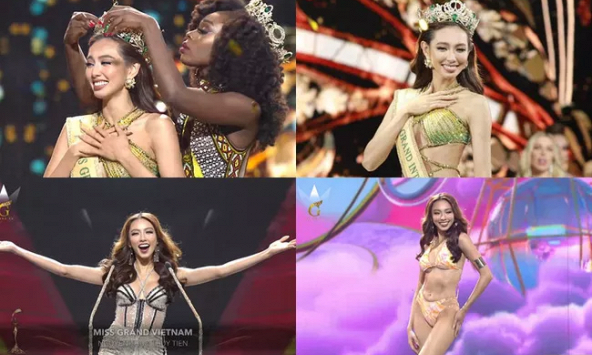 Thùy Tiên ở Chung kết Miss Grand International 2021