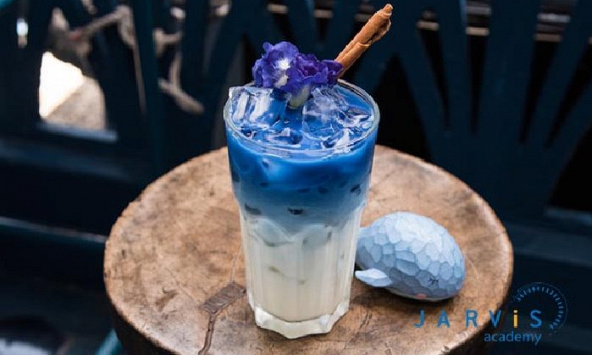 Món ngon mỗi ngày: Trà sữa hoa đậu biếc
