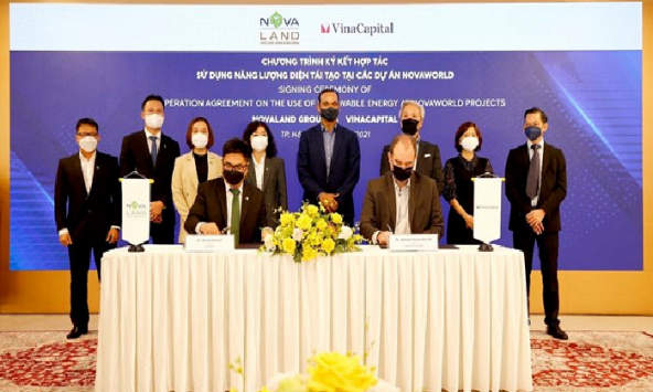 Novaland phối hợp cùng Vinacapital đưa năng lượng tái tạo vào các dự án Novaword