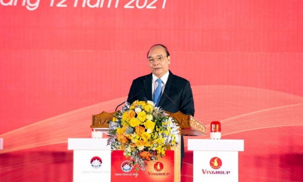 Vingroup khởi công Nhà máy Sản xuất Pin VinES tại Khu kinh tế Vũng Áng