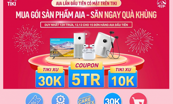 AIA Việt Nam ra mắt sản phẩm bảo hiểm trên nền tảng Tiki