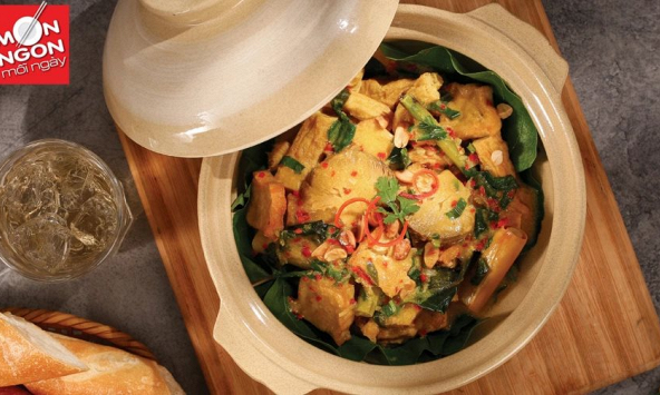 Món ngon mỗi ngày: Đậu hũ um nước cốt dừa
