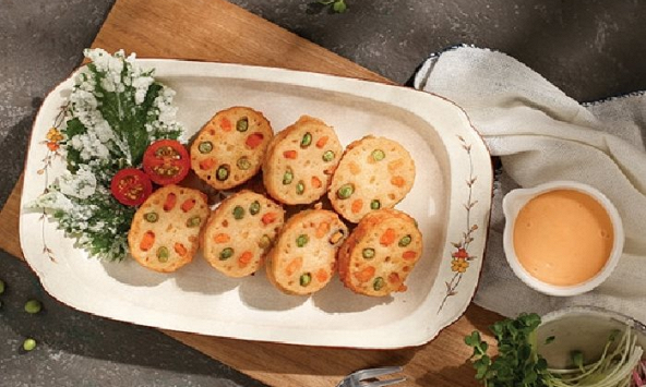 Món ngon mỗi ngày: Chả mực bánh xe chiên giòn
