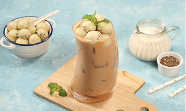 Món ngon mỗi ngày: Trà sữa thạch kem hạt chia
