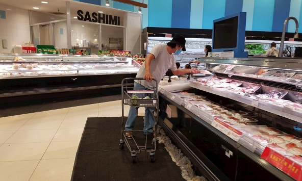 Giá thịt heo tăng do sức tiêu thụ cuối năm cao