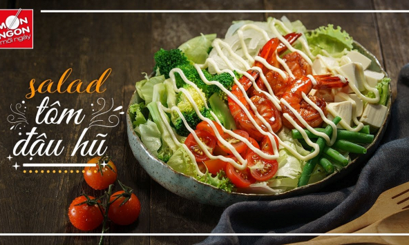Món ngon mỗi ngày: Salad tôm đậu hũ
