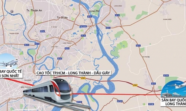 Sẽ có tuyến đường sắt Thủ Thiêm - Long Thành vào năm 2030
