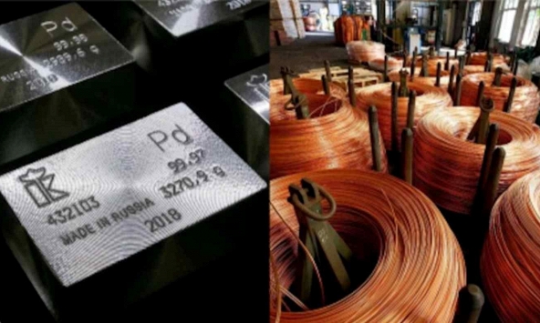 Palladium, đồng và niken đạt mức cao lịch sử trước lệnh trừng phạt của phương Tây với Nga