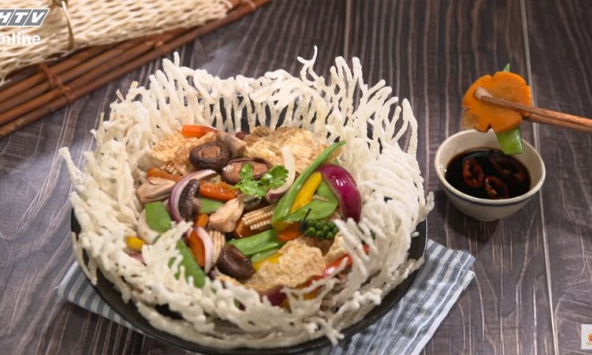 Món ngon mỗi ngày: Phở sắn xào thập cẩm
