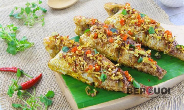 Món ngon mỗi ngày: Cá hường chiên sả nghệ
