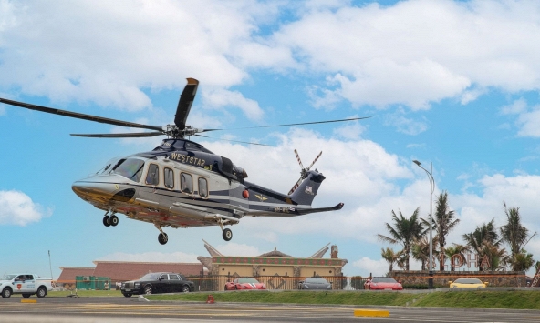 Trải nghiệm thượng lưu với dịch vụ bay trực thăng tại NovaWorld Ho Tram