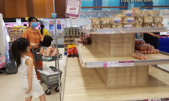 Thị trường thực phẩm ngày 23/4: Trứng gia cầm tăng giá