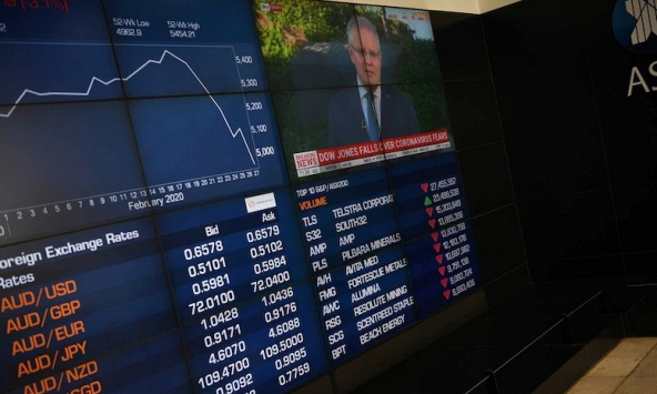 Thị trường chứng khoán Australia suy yếu trước quyết định lãi suất của Ngân hàng trung ương

