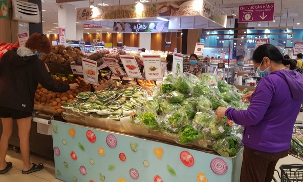 Giá rau củ quả tăng nhẹ tại các chợ dân sinh
