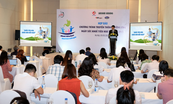 Vinamilk đồng hành cùng chương trình truyền thông hưởng ứng 'Ngày sức khỏe tiêu hóa thế giới'