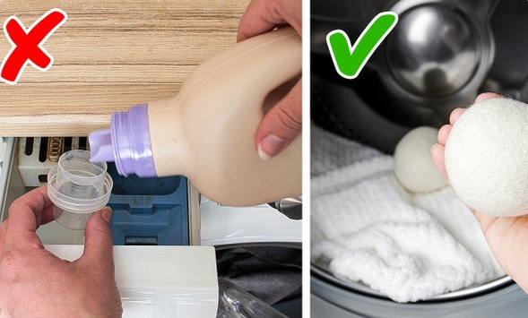 9 sai lầm làm hỏng quần áo và máy giặt