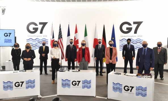 Kế hoạch tài trợ cho Ukraina 'chiếm sóng' tại cuộc họp của G7 đang diễn ra tại Đức