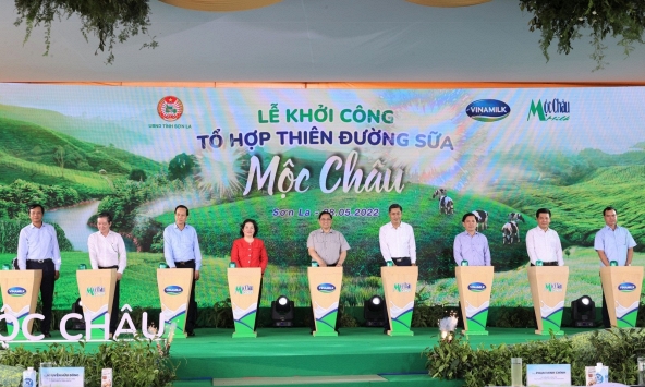Vinamilk ra mắt tổ hợp thiên đường sữa Mộc Châu với vốn đầu tư 3.150 tỷ đồng