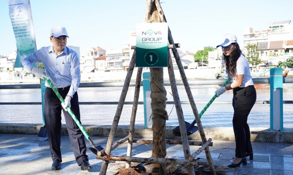 NovaGroup hưởng ứng kế hoạch trồng cây xanh trên địa bàn tỉnh Bình Thuận