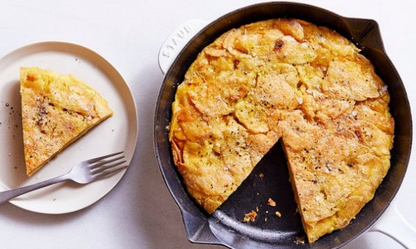 Món ngon mỗi ngày: Trứng tráng khoai tây chiên